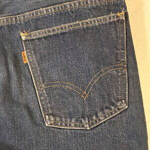 Vintage 1960s Levi's Big E 606 Orange Tab Single Stitch Talon 42 Zip 34W Rare